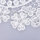 Embroidered Floral Lace Neckline Neck Collar Trim Clothes Sewing Patch L432 MO