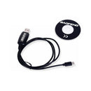 Walkie Talkie Programming Cable Plastic Black For Baofeng BF-T1 Practical