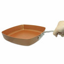 Non-Stick Copper Frying Pan With Ceramic Coating And Induction Cooking,Oven L8C5