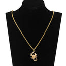 Fashion Hip Hop Men Scorpio Long Chain Sweater Necklace Punk Rock Jewelry Gi_