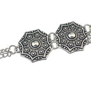 Lady Bohemian Crystal Bracelets for Women Multi-layer Finger Charm Accessory