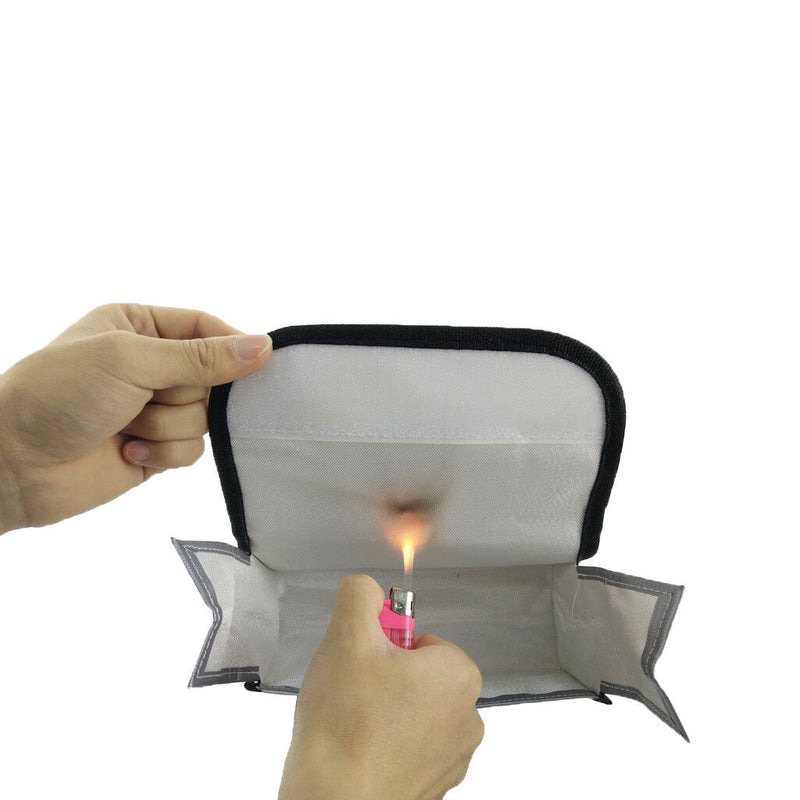Lipo Battery Charge & Storage Safe Bag Large Size Fire Resistant 185x75x60mm