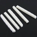 5 Pieces Unbleached Curved Slotted Nut Flat Bottom For Fender 42mm x 3.5mm