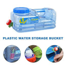 5L Portable Outdoor Travel Car Water Bucket Camping Container PC Water Storage