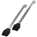 2Pcs Stainless Steel Handle Brebecue Brushes Silicone Pastry Brushes Bbq Ca