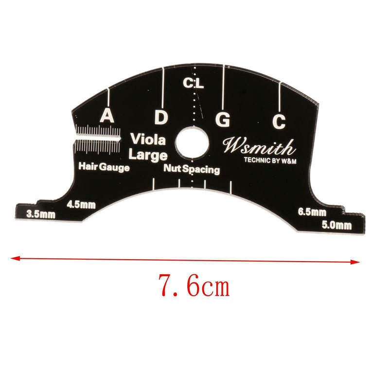 5PCS Violin String Bridge Mold Template Repair for Violin Cello Instrument