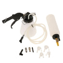 1L AIR Pneumatic Brake Bleeder Fluid w/ 4Master Cylinder Adapters 90-120 PSI