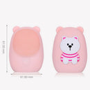 Red Facial Cleansing Brush Silicone Electric Facial Brush Skin Cleanser Dee