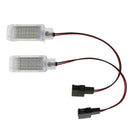 2 Pcs Side Mirror Tow Replacement For A6/S6 C5 Puddle Light Power Mirrors