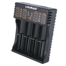 for AA/AAA 18650 18350 Ni-MH Li-ion/IMR LiitoKala Lii-402 4 Slot Battery Charger
