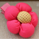 5 Pcs Cute Flower Hair Clips Kids Candy Color Hairpins For Baby Kids GirlsOSA3C