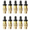 10 pcs Adjustable Misting Nozzle for Gardening Sprinkle Brass Watering Spri