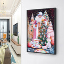 Diamond Picture Mosaic 5D DIY Drill Santa Claus Painting Round Full Kit