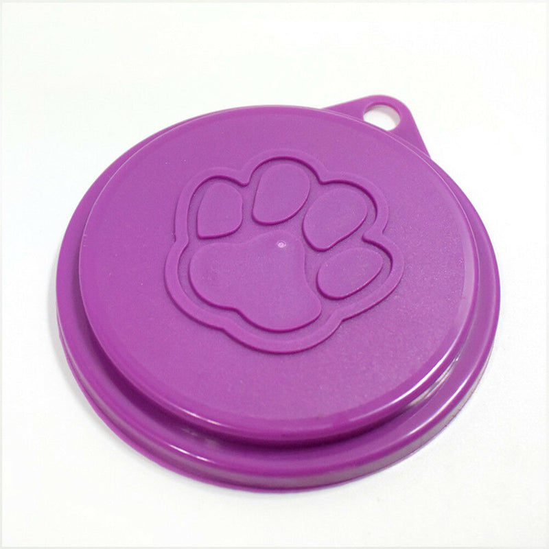 3x Tin Lids Dog Cat Food Can Sized Tins Plastic Lid Dog Covers Standards C1Z4