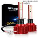 2pcs CSP Chip H1 LED Headlight Fog Bulbs Kit High Power Canbus 6000K WhiteAT3C