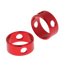 10pcs Camping Tent Rope Cord Guyline Runners Ring Anti Slip Fastener Red