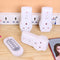 3pcs UK Plug Power Outlet Light Switch Socket+1pc Wireless Remote Control