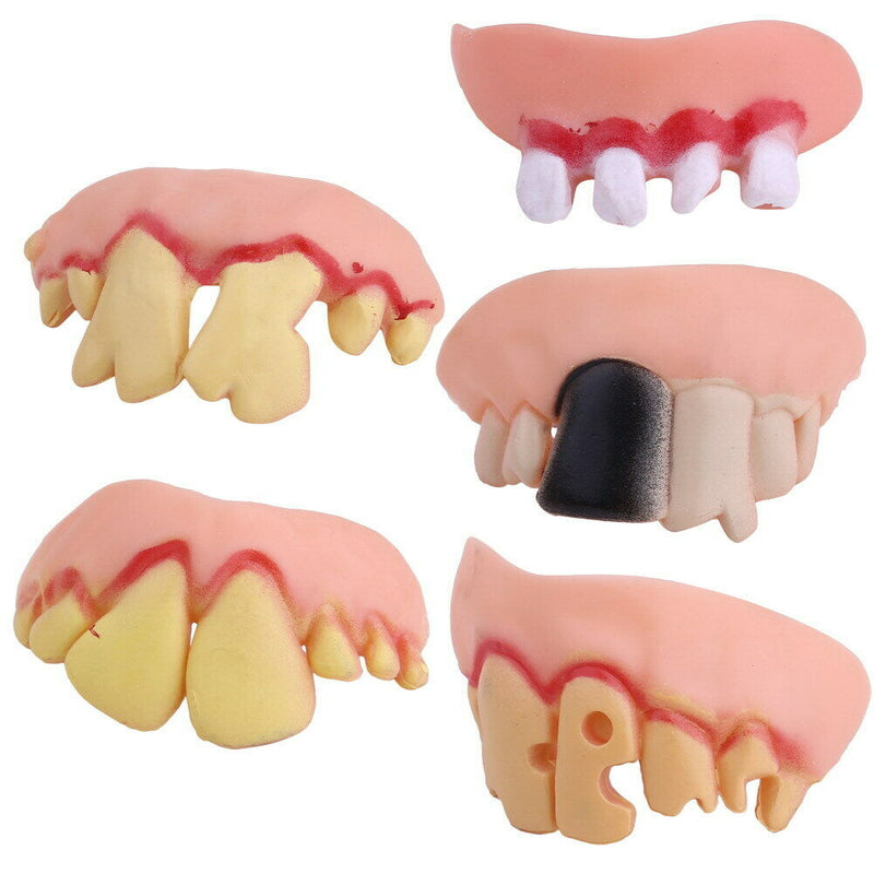 Denture teeth prom Halloween dress witch dress funny buck-toothed dentures