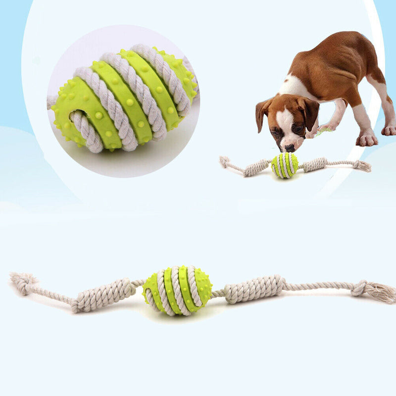 Pet Dog Rubber Chew Bone Food Feeder TPR Non-ToxicToys