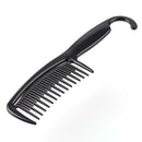 Professional Anti Static Hair Barber Comb Salon Styling Brush with Curved Hook