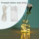 20LED White Pineapple String Fairy Light Copper Garland Wedding Party Decor