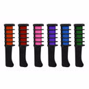 6 Colors Mini Hair Chalks Multicolor Color Dye Crayons Comb Styling Tools