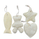 Cartoon loofah exfoliating facial cleanser shower, double-sided scrubbing b