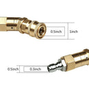 Quick Connecting Pivoting Coupler for Pressure Washer Nozzle,Cleaning Hard
