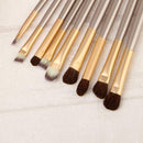 Professional 24pcs Cosmetic Makeup Powder Blush Brush Set With Leather Bag