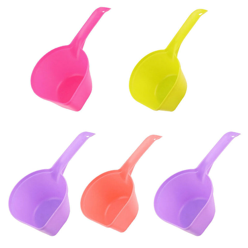 5x Pet Puppy Dry Food Spoon Plastic Hand Shovel Pets Feed Measuring Scoop