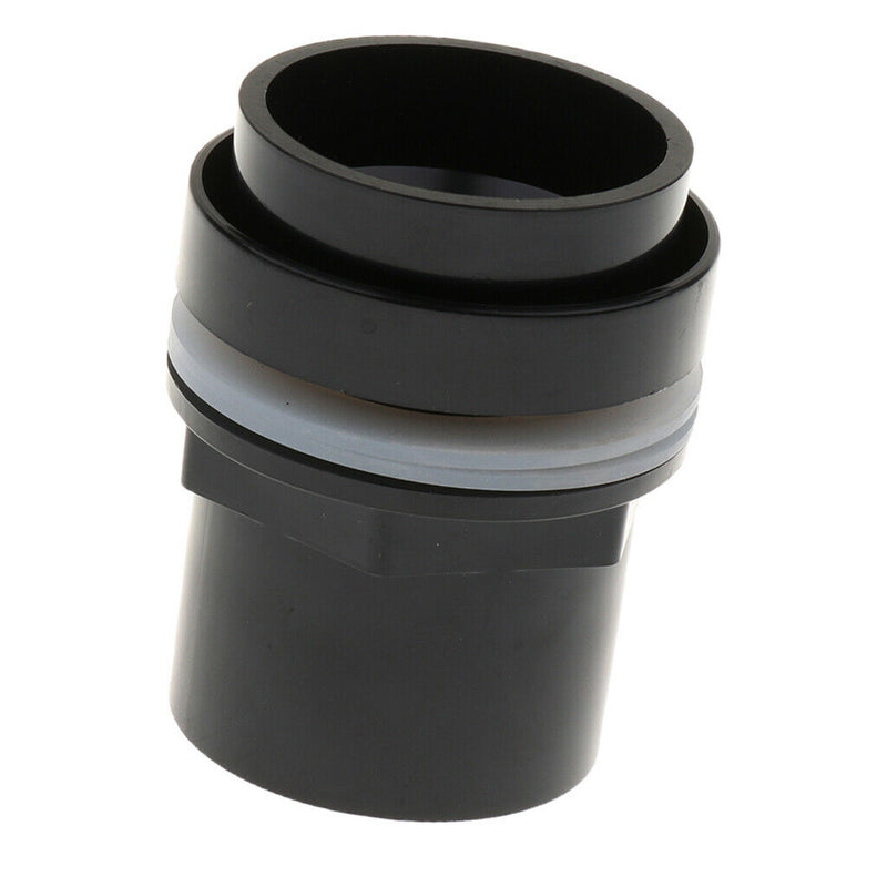 Fish Tank Water Pump Tube Aquarium Pipe Connector Adapter 50mm Dia 2x