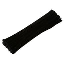 100 Pieces Shilly-stick Chenille Stems Pipe Cleaners Kids DIY Toys - Brown&Black