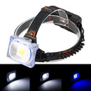 High Power COB LED Headlight Wide angle Headlamp Removable USB Torch outdoor BX