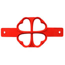 Baking Tools Silicone Four heart-shaped For Waffles Pancake Eggplant Waffle W9G3