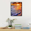 Evening Beach Full Drill Diamond Painting Rhinestone Cross Stitch Mosaic