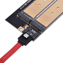 2 Port Ngff M.2 B & M Key To Pci-E 4X Adapter Card Pci-E Riser Sata To Pci- S6T7