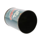 Stylish Hand-craft Round Steel Pen Pencil Holder Brush Organizer 11x15cm