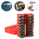 33 pc Security Bit Set Star Hex Key Torx Tamperproof Tri-Wing Screwdriv GWH