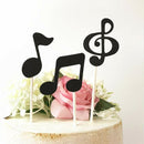 30 Pcs Music Notes Themed Cupcake Topper Paper Cake Inserts Card Wedding Ca S4G6