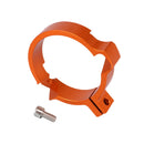 2 x 72mm Orange Muffler Exhaust Pipe Clamp for  EXC TC250 TE250 TE300
