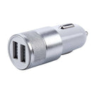 Aluminum Car Charger of dual USB Aluminum Alloy Car Charger Cigarett Lighte G3N2