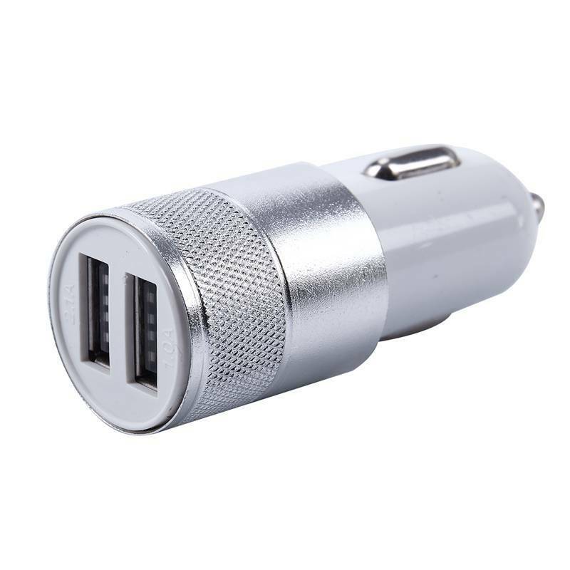 Aluminum Car Charger of dual USB Aluminum Alloy Car Charger Cigarett Lighte G3N2