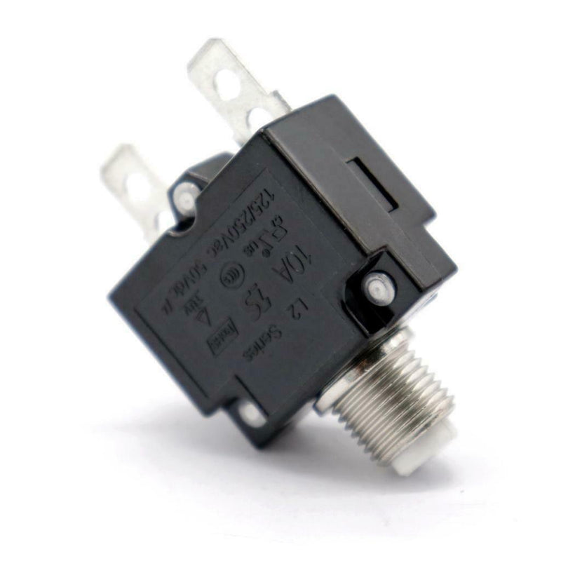 4Pcs 50V DC Push Button Circuit Breaker Manual Reset Thermal Overload Switch