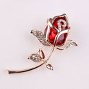 Women 's Elegant and fashionable bow brooch Brooch Pin Crystal Rhinestone R C1E6