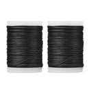 2 Pcs 110m Fiber Archery Bow String Serving Material Bowstring Protect Black