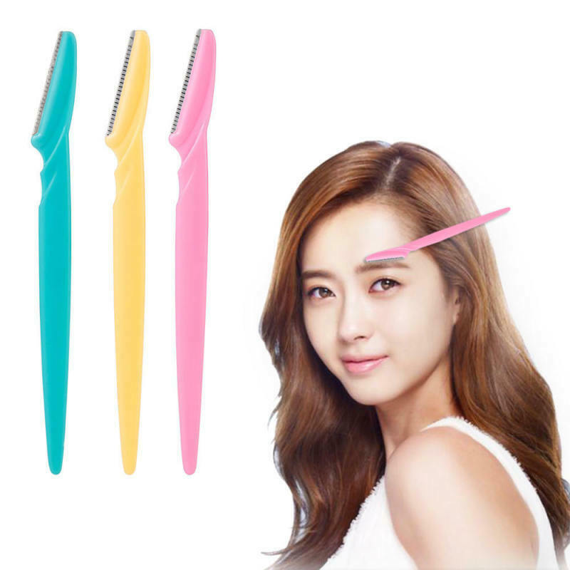 36pcs Facial Eyebrow Safety Razor Trimmer Shaper Shaver Hair Removeral  THX
