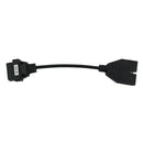 OBD2 Extension Cable 12 Pin to 16 Pin Female OBD1 OBDII Connector Adapter f