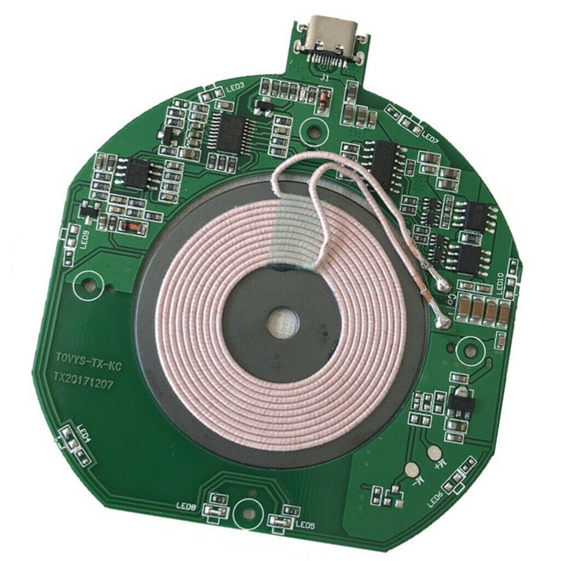 Wireless Charger PCBA Circuit Board with  Coil DIY Wireless Charging Accessory