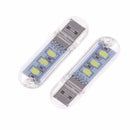 2pcs U Disk Shape LED USB Night Light Portable Mini Computer Lamp A