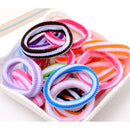 48pcs Elastic Children Hair Band Kids Colorful Random Baby Hair Accessories MOAU